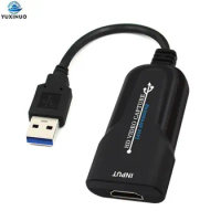 K004 USB 3.0 Video Capture Card HDMI-compatible to USB Video Capture Device Grabber Recorder for PS4 DVD Camera Live Streaming