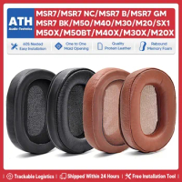 Replacement Ear Pads Repair Parts Accessories Earphone Cover Cups Sponge for Audio-Technica ATH-MSR7 M50X M20X M30X M40X SX1 SR5