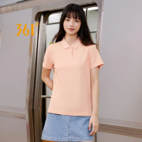 T-shirt wanita lengan pendek 361 Degrees kasual 662124110