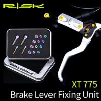 RISK 20pcs/set Titanium Bolt Screw for Shimano XT775 Hydraulic Disc Brake Mountain Bike Brake Handle Oil Cylinder Lid Bolt set