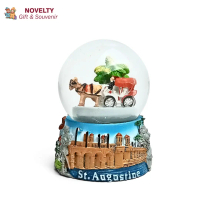 Souvenir pajangan snow globe snow ball St. Augustine oleh oleh Amerika