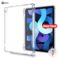 Clear Case For Ipad Pro 11 12.9 10.5 9.7 9th Generation With Pencil Holder Cover Ipad Mini 6 Air 5 4 3 2 1 10th 8 7 5 Tpu Case