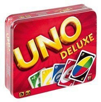 『高雄龐奇桌遊』UNO鐵盒豪華版 UNO DELUXE 正版桌上遊戲專賣店