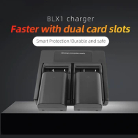 BLX-1 USB Charge LCD Double Charge for Olympus BLX 1 Dual Battery USB Charger OM-1 Micro SLR Camera Support TYPE-C USB-C