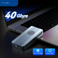 ACASIS 40Gbps USB 4.0 SSD Case Thunderbolt NVME M2 Enclosure 8TB Case SSD Compatible With Thunderbolt 4/3 USB3.2/3.1/3.0 JHL7440