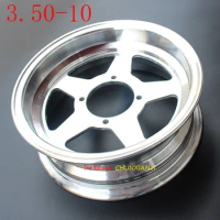 3.50-10 wheel hub Electric tricycle scooter aluminum closed car four ed vehicle, 10inch vacuum