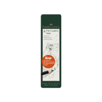 【Faber-Castell】亞光素描鉛筆6入鐵盒(原廠正貨)