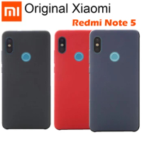 Original Xiaomi Redmi Note 5 Pro Case Cover 5.99" Snapdragon636 Back Case Global Silione Soft fiber Redmi Note 5 Note5 pro