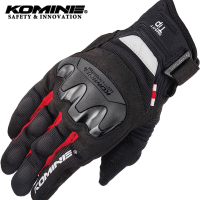 Komine GK220 ถุงมือตาข่าย ป้องกันรถจักรยานยนต์ ถุงมือกันตก หน้าจอสัมผัส ถุงมือขับรถจักรยานยนต์