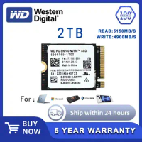 Western Digital WD SN740 2TB M.2 SSD 2230 NVMe PCIe Gen 4x4 SSD for Microsoft Surface ProX Surface Laptop 3 Steam Deck