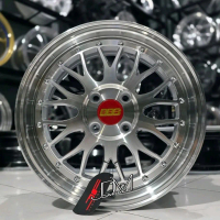 velg mobil LM JF LUXURY ring 15 lebar 6,5 pcd 4x100 et 42 velg racing ring 15 untuk mobil brio jazz 
