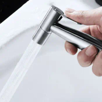 Handheld Bathroom Stainless Steel Hand Sprayer Toilet Bidet Douche Spray Self Cleaning Bidet Shower Head Toilet Accessories