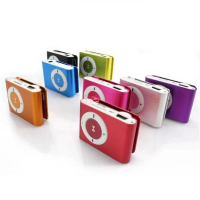 Không thấm nước Xách tay Phương tiện truyền thông Máy Nghe Nhạc Gương Walkman Kim loại Clip MP3 Âm n