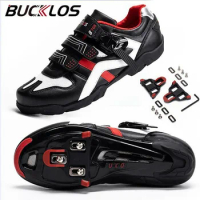 BUCKLOS Cycling Shoes Road MTB Cycling Sneakers Anti-slip Self-locking Bicycle Shoe Fit SPD SPD-SL LOOK Pedals Bike Equipment