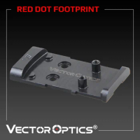 Vector Optics VOD Footprint Enclosed Red Dot Sight for Enclosed Red Dot Sight Hunting Optical Sight #45 Steel