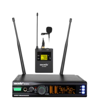 Hot OKMIC OK-001U+OK-8800B Digital ID Pilot Series Wireless Lavalier Microphone System For Stage on Teaching Gathering Promotion