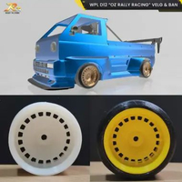 WPL D12 Velg OZ Rally Racing Skala 1:10 - Velg dan Ban 1 Set RC Drift 3D Print Kuning
