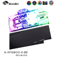 Bykski Video Card Water Block Use For XFX AMD RADEON RX6800 RX6800XT GPU Copper Cooler Radiator A-XF6800-X