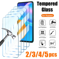 2-5PCS Tempered Glass for Huawei P20 Pro P30 P40 Lite E Nova 5T Y6 Y7 2019 Protective Glass for P Smart Z 2019 2021 Mate 20
