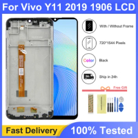 6.35" Original For Vivo Y11(2019) LCD Display Screen Touch Digitizer Assembly Replacement for Vivo Y11 1906 Display With Frame