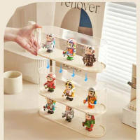 Mini Stackable Box,desktop Case With for Door Clear Figures,doll Acrylic Display Storage Toys,collectibles