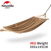 Naturehike Detachable Folding Canvas Hammock Outdoor Portable Camping Widened Double Swing Nature Hike