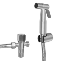 Hand Bidet faucet shower head Handheld Bidet sprayer set For toilet self cleaning Stainless Steel For Bathroom hand sprayer