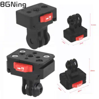 Camera Quick Release Clamp V Mount Slider Plate to 3-Slot Adapter Mini for 38mm Arca Tripod for GoPro SLR Gimbal Fast Switch Kit