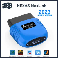 NEXAS Bluetooth OBD2 Scanner EOBD Motorcycle Car Diagnostic Tools Nexlink OBD 2 Scan Tool Code Reader for iOS Android Windows