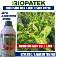 BIOPATEK Obat Semprot Hama Kriting Daun Cabe Paling Ampuh - Pupuk Semprot Virus Kuning Keriting Daun