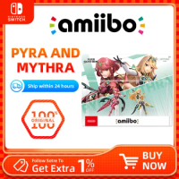 Nintendo Amiibo - Pyra +Mythra Conjoined Combination -Xenoblade Chronicles Serie - Nintendo Switch Interaction Model