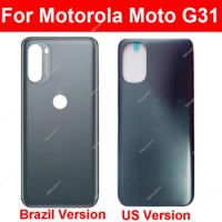 Rear Battery Door Cover Housing For Motorola MOTO G31 XT2173-3 Brazil USA Version Back Cover Housing Case Back Cover Parts