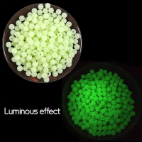 20 Pcs Manik Manik Fosfor Mote Glow In The Dark GID Menyala Dalam Gelap Perlengkapan Mancing Malam H