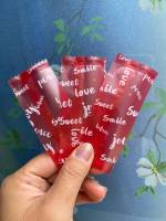 Set 200 cái vỏ túi kẹo 4*9.5cm kẹo nougat, kẹo hạnh phúc hình chữ LOVE tại Tiệm vườn nắng