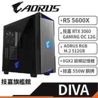 Gigabyte 技嘉 RTX 3060 GAMING OC 12G DIVA 電競電腦 原廠認證主機