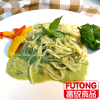 【富統食品】金品亞德里奶青醬鮭魚義大利麵(300g)