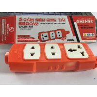 Ổ cắm 3 OMINSU chịu tải cao 6500W - 3 nồi lẩu vô tư