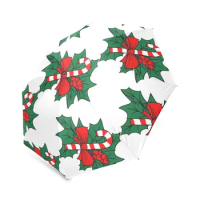 Candy Sticks Christmas Folding Sun Rain Umbrella Snow Protection Holiday Umbrella Best Gift Ideas For Ladies Kids