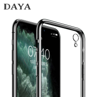 【DAYA】iPhone XR 超薄金屬質感邊框手機保護殼