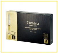 COREANA 高麗雅娜膠原蛋白精華面膜10片 28DAYS INTENSIVE COLLAGEN AMPOULE AQUA BLACK MASK X10 SHEETS