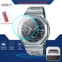 2PCS Tempered Glass For Casio G-shock GM-B2100D GWN-1000B GM-B2100GD GMA-S2100YU MQ-24UC HD Clear Watch Screen Protective Film
