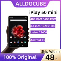 Alldocube iPlay50 Mini 8.4 Inch Tablet Virtual Memory 8GB+4GB RAM 64GB ROM Dual 4G Android13 Widevine L1 Tiger T606