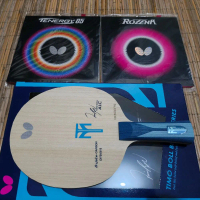 PAKET BATS TENIS MEJA BUTTERFLY TIMO BOLL ALC PLUS TENERGY ORIGINAL