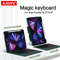 Magic Keyboard For iPad Pro 11 Inch 12.9 3th 10.5" 10.2" 2021 2020 Air 4 5 2022 Keyboard Case TouchPad Backlight Separable Cover