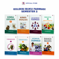 Buku Farmasi Semester 2 : Farmakognosi / Bioteknologi Farmasi / Farmasetika 2 / Kimia Analisa / Kimi