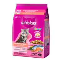 วิสกัส จูเนียร์ อาหารแมวชนิดเม็ด สำหรับแมวตั้งท้องและลูกแมว รสทูน่าและแซลมอน 1.1 กก.