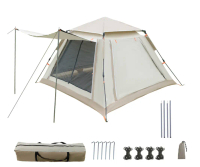 ZP-085 Outdoor Automatic Camping Tent Waterproof 3-4 Person (pop up type) Ultralight Tent
