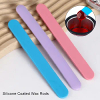 1PC Silica Gel Wax Waxing Hair Removal Sticks Woman DIY Resin Mold Stir Skin Care Stirrer Toiletry Non-stick Easy To Clean Stick