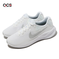 Nike 慢跑鞋 Revolution 7 男鞋 白 灰 基本款 輕量 緩震 運動鞋 FB2207-100