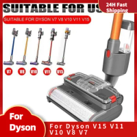 Wet and Dry Scrubbing Brushes for Dyson V15 V11 V10 V8 V7 Electric Broom Heads, Equipped with Cleaning and Sewage Tanks